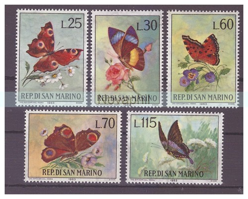 San marino 1963 farfalle - ,