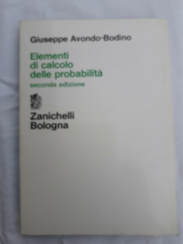 Elementi calcolo delle - "elementi,