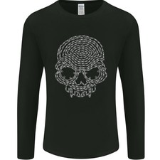 T-Shirt A Maniche Lunghe Skull