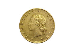 1958 Italy 20 Lire KM# 97.1 -