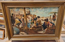 Dipinto Ad Olio Su Tavola