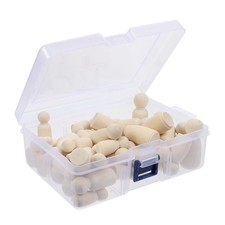  50pcs bambola di legno artigianato fai da te creativo pittura di legno mini