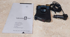Rilevatore radar Valentine One Gen 1 con manuale utente e adattatore alimentazione auto funziona