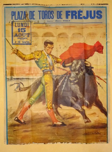 Tres grande affiche corrida - @,