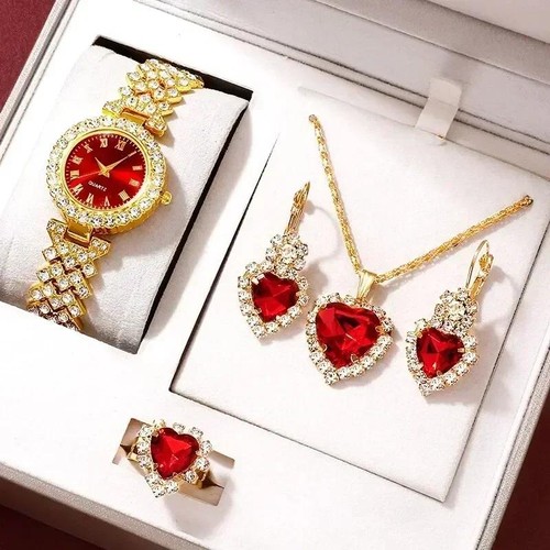 Set gioielli donna orologio - 4,
