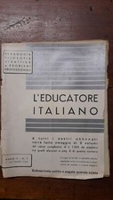 RIVISTA L'EDUCATORE ITALIANO - ANNO II N. 1 - 1 OTTOBRE 1954 - F.LLI FABBRI  