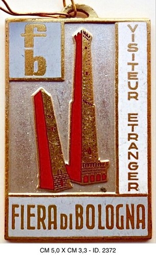Fiera bologna distintivo - di,