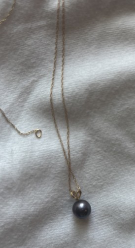 Collana perle nere - collana,