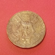 Vaticano Moneta 10 Cent 1937
