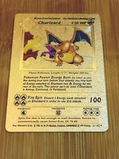 CHARIZARD GOLD FOIL CARTA