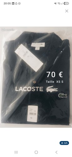 Polo manche courte lacoste - polo,
