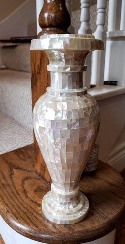 Vaso fiori intarsiato mop