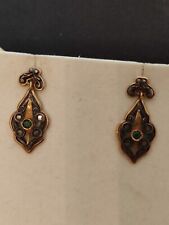 ORECCHINI IN STILE ANTICO CON SMERALDI E DIAMANTI