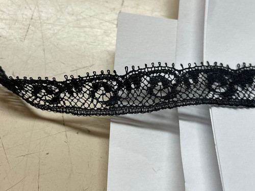 Pizzo nero metri - nero, 1