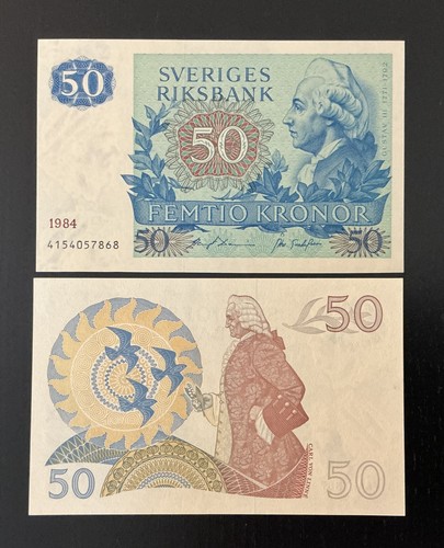 Svezia corone 1984 unc - 50,