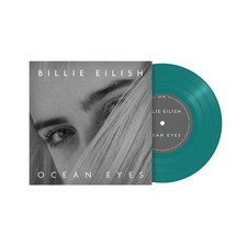PRE-ORDER - BILLIE EILISH "Ocean Eyes" Translucent Turquoise 7" Etched VINYL