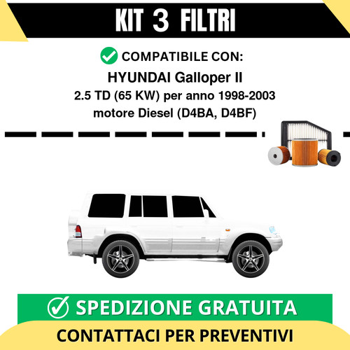Kit filtri tagliando - tagliando, per