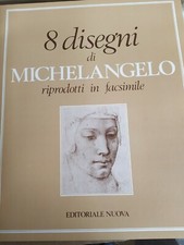 Cartella Disegni Michelangelo 43x46 cm Stampe Editoriale Nuova Fac simile 