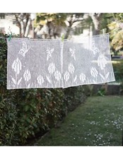 COPPIA TENDINE UNCINETTO 53x60 cm " Tulipani"