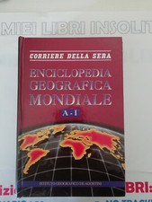 Due Volumi Enciclopedia Geografica mondiale A - I e K - Z Istituto De Agostini.