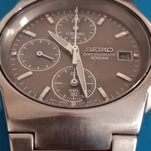 Seiko chronograph 7t92 - chronograph, 7t92-0aro