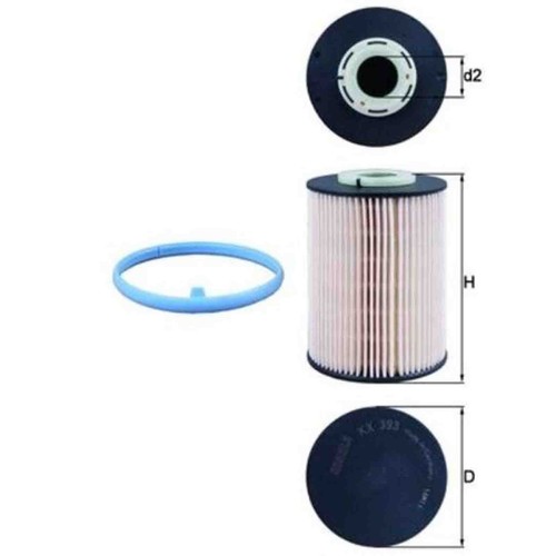 Filtro carburante knecht - carburante, kx
