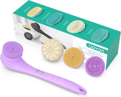 Spazzola schiena doccia - 4-in-1,