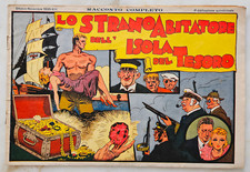c5) LO STRANO ABITATORE DELL'ISOLA DEL TESORO - Nerbini 1935 - ottimo