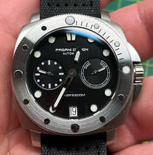 Grande orologio Automatico Pagani Design modello Sub Diver 200M Nero - No Seiko
