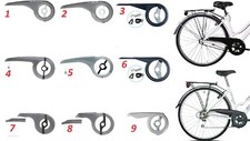 Carter plastica per bicicletta - per,