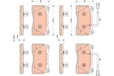 TRW Pastiglie Freno GDB1888