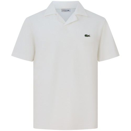 Lacoste polo bianca per uomo - polo,