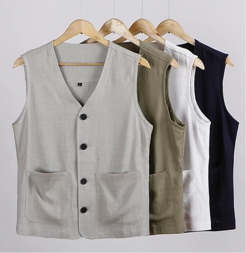 Gilet uomo estivo - , lino