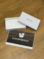 Scatola Box DIOR Originale Box Dior Lusso Portafoglio Ecc 22x13,5x6