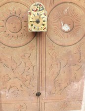 Raro antico orologio da muro