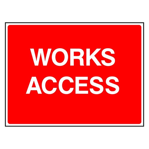 Insegna adesivo accesso - insegna,