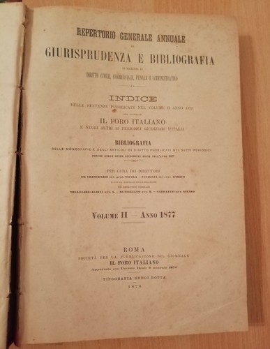 Repertorio generale annuale - generale,