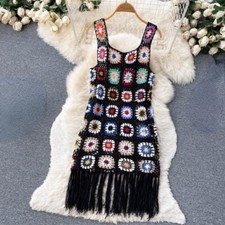 Abito tubino boho estivo donna