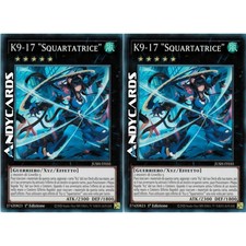 K9-17 SQUARTATRICE 2x • (K9-17 Ripper) • Super R • JUSH IT035 • 1Ed • Yugioh!