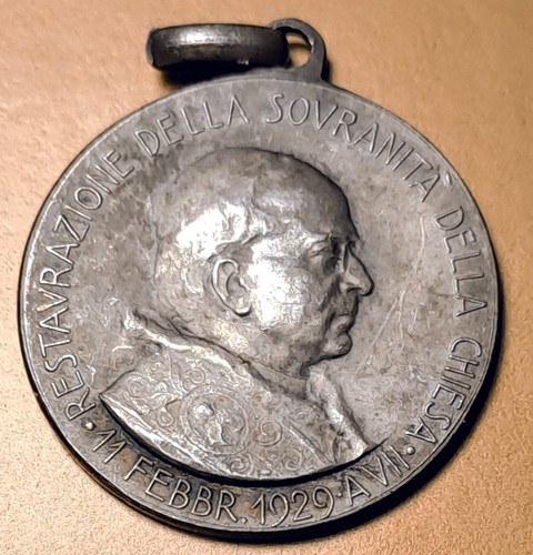 Vaticano medaglia con pio - -,
