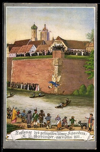 Ulm danubio viaggio - ak, danubio,