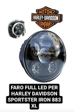 1X LED Motorcycle Headlight H4