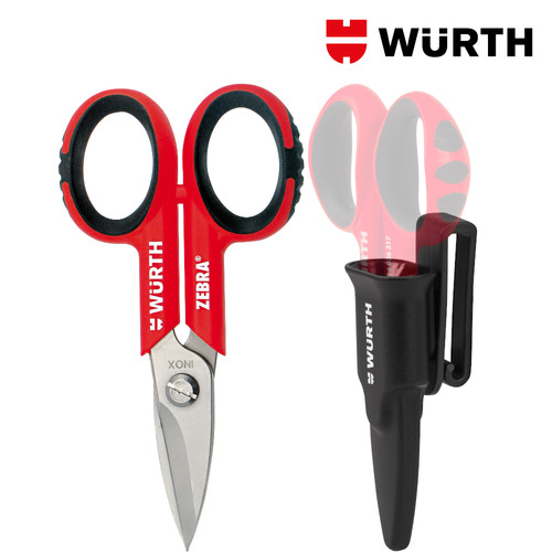 Forbici elettricista inox con - forbici,