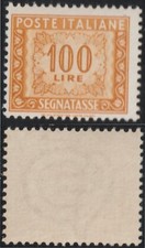 1947 segnatasse 100 lire nuovo MNH