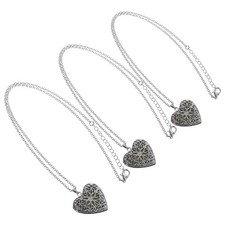 3 Pcs Heart Shape Hollow
