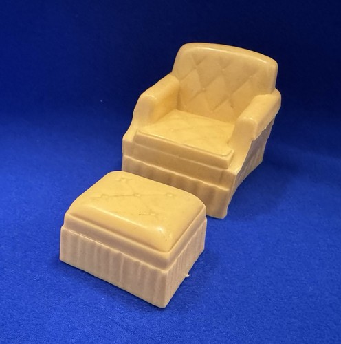 Set poltrona pouf - e, vintage