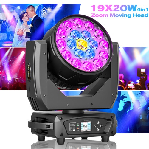 19x20w rgbw led testa - rgbw,