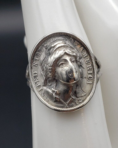 Anello antico art - anello, 1912