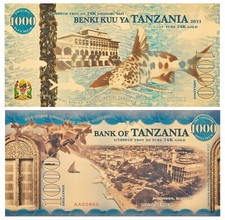 Banconota Tanzania 1000