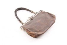 1 X Borsa Vintage In Pelle Per